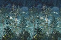 Dutch Wallcoverings Arboretum - Mural Midnight Blue - Multi - thumbnail