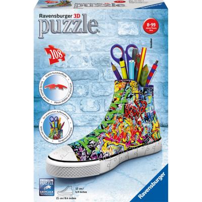 3d puzzel ravensburger sneaker graffiti style 54st