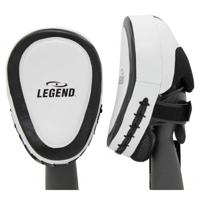 Legend Sports stootkussen Focus Pads leer unisex wit/zwart - thumbnail