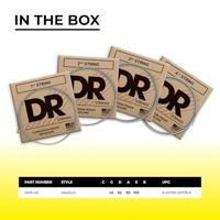 DR Strings SMR-45 Hi-Beam 45-105 short scale snaren voor elektrische basgitaar - thumbnail