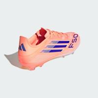 adidas F50 League Gras / Kunstgras Voetbalschoenen (MG) Oranje Blauw Wit - thumbnail