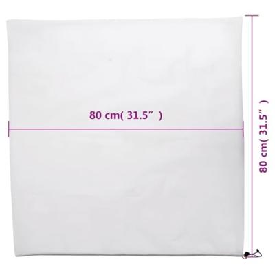 VidaXL Plantenhoezen met trekkoord 8 st 70 g/m² 0,8x0,8 m VidaXL Plantenhoezen met trekkoord 8 st 70 g/m² 0,8x0,8 m