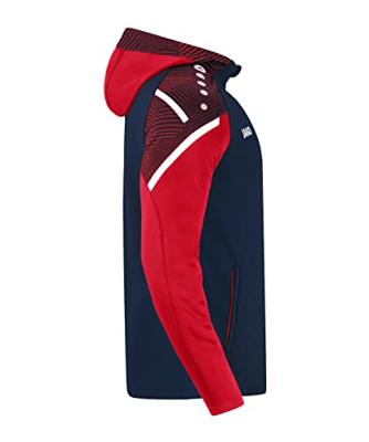 JAKO 6822 Jas Met Kap Performance - Marine/Rood - XL