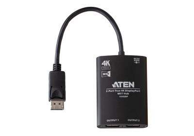 ATEN VS92DP DisplayPort-splitter 3840 x 2160 Pixel Zwart ATEN VS92DP DisplayPort-splitter 3840 x 2160 Pixel Zwart
