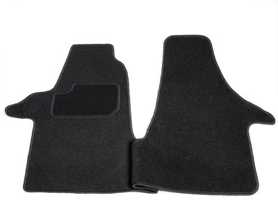 Automatten op maat - zwart stof - Volkswagen Transporter T5, T6 2003-2015