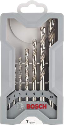 Bosch Accessories 2608589295 HSS Metaal-spiraalboorset 7-delig Geslepen DIN 338 Cilinderschacht 1 set(s) Bosch Accessories 2608589295 HSS Metaal-spiraalboorset 7-delig Geslepen DIN 338 Cilinderschacht 1 set(s)