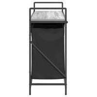 Wasmand 3 vakken met plank grijs sonoma eiken - thumbnail