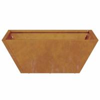 Tuin Kom Plantenbak 5 pcs Roestig 40 x 40 x 15 cm Cortenstaal - thumbnail