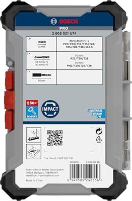 Bosch Professional PRO Impact schroefbitset 20-delig - 2608521U74 - thumbnail