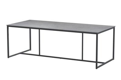 Quatro Tafelframe Antracite met HPL Light Grey tafelblad 220 x 95 cm 4SO - 4so Quatro Tafelframe Antracite met HPL Light Grey tafelblad 220 x 95 cm 4SO - 4so