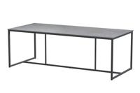 Quatro Tafelframe Antracite met HPL Light Grey tafelblad 220 x 95 cm 4SO - 4so - thumbnail