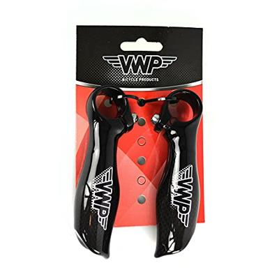 VWP bar-ends kort recht carbon/aluminium zwart