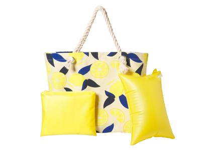 CRIVIT Strandtas set (citroen)