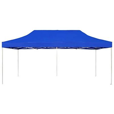Partytent professioneel inklapbaar 6x3 m aluminium blauw Partytent professioneel inklapbaar 6x3 m aluminium blauw