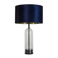 Searchlight Unieke tafellampOxford met donkerblauwe kap - EU81711AZ - thumbnail