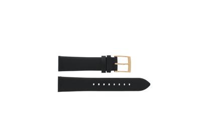 Horlogeband Michael Kors MK2834 Leder Zwart 18mm Horlogeband Michael Kors MK2834 Leder Zwart 18mm