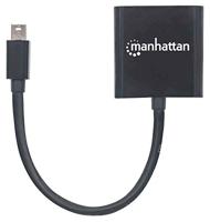 Manhattan 152549 Actieve Mini DisplayPort Mannelijke naar DVI-I Dual Link Female Vrouwelijke Zwart - thumbnail