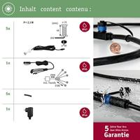 Paulmann MicroPen II 93695 Verlichtingssysteem Plug&Shine LED-buiteninbouwlampen (basisset) Set van 5 stuks LED 1.1 W Warmwit Zilver - thumbnail