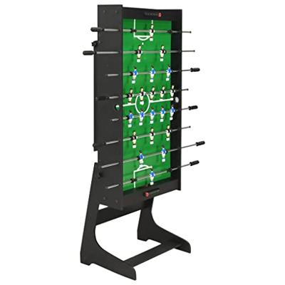 VidaXL Voetbaltafel inklapbaar 121x61x80 cm zwart
