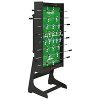 Voetbaltafel inklapbaar 121x61x80 cm zwart - thumbnail
