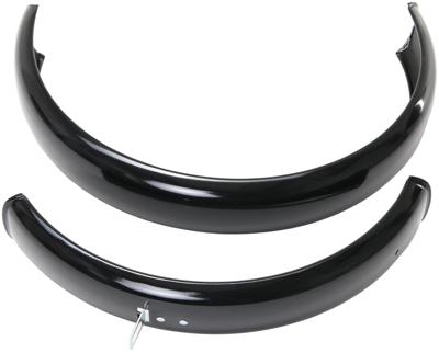 BÜCHEL spatbordset "delphin" fender set 12" black