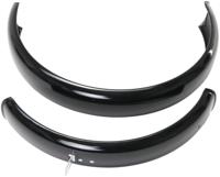 BÜCHEL spatbordset "delphin" fender set 12" black - thumbnail