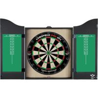 Engelhart Houten cabinet met sisal dartbord incl. dartset - thumbnail