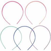 Creativ Company Haarbanden, b: 8 mm, diverse kleuren, 5 stuk/ 1 doos - thumbnail