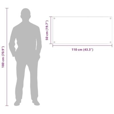 VidaXL Keuken spatscherm 2 pcs wit 110 x 50 cm gehard glas VidaXL Keuken spatscherm 2 pcs wit 110 x 50 cm gehard glas