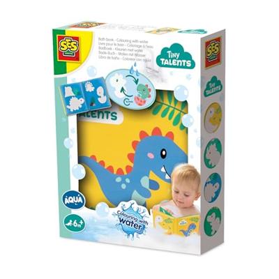 SES badboek - kleuren met water dino&apos;s