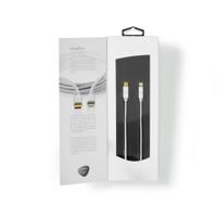 Apple Lightning-Kabel | Apple Lightning 8-Pins Male - USB-C | 1,00 m | Aluminium - thumbnail