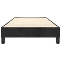 Boxspringframe fluweel zwart 90x200 cm - thumbnail