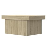 Salontafel 80x55x40 cm bewerkt hout sonoma eikenkleurig - thumbnail