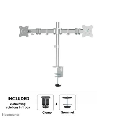 Neomounts Bureausteun NM-D135DSILVER bevestiging Neomounts Bureausteun NM-D135DSILVER bevestiging