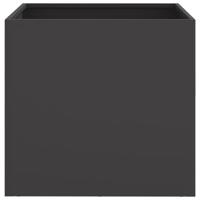 Plantenbak 49x47x46 cm koudgewalst staal zwart - thumbnail