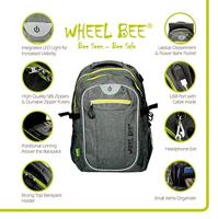 Wheel Bee Revolution Kinderrugzak, 46 cm, 30 liter, Grijs - 950022 - thumbnail