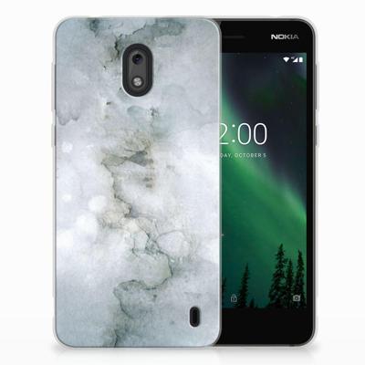 Smartphone hoesje Nokia 2 Painting Grey Smartphone hoesje Nokia 2 Painting Grey