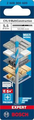 Bosch Accessoires Expert MultiConstruction CYL-9 boor 5,5 x 50 x 85 mm, d 4,5 mm - 1 stuk(s) - 2608900609 - thumbnail