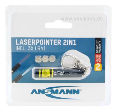 Ansmann Laserpointer 2in1