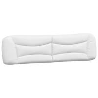 Hoofdbordkussen 200 cm kunstleer wit - thumbnail