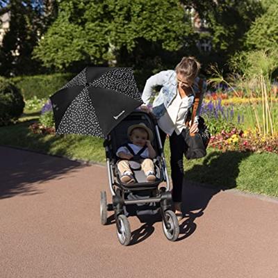 Universele kinderwagenparasol zwart Universele kinderwagenparasol zwart