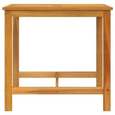 3-delige Balkonset met kussens massief acaciahout