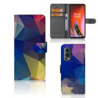 OnePlus Nord 2 5G | Book Case | Polygon Dark - thumbnail