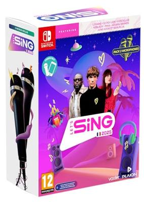 Let's Sing 2025 + 2 microfoons - Nintendo Switch-spel