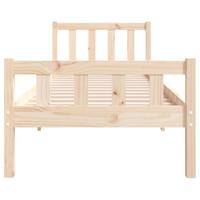 Bedframe massief hout 90x190 cm - thumbnail