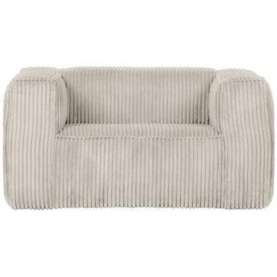 WOOOD Fauteuil 'Bean' Rib, kleur Naturel