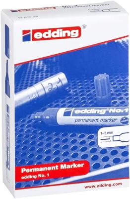Permanente markeerstift Edding Nº1 Rood (10 Stuks)