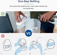 Luchtbevochtiger - Levoit - Dubbele ultrasone 150W-motor - 3 liter reservoir - Tot 25 uur batterijduur - Bevochtigingsbereik tot 27 m² - thumbnail