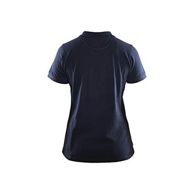 Blåkläder Dames poloshirt piqué 33901050 | Donker marineblauw/Zwart | Maat L - 7330509646564 Blåkläder Dames poloshirt piqué 33901050 | Donker marineblauw/Zwart | Maat L - 7330509646564