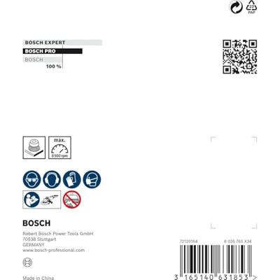 Bosch Accessories Komborstel, roestvrij, 100 mm, 0,35 mm, 8.500 omw/min, 14 Bosch Power Tools 2608622105 1 stuk(s)